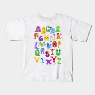 Monster Alphabet Kids T-Shirt